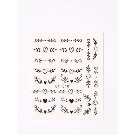 Nail slider 6.5*5.5cm BY-010 (FAS 6pcs Price per pcs) CAL-3