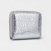 Women's wallet with lightning, silver color