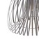 Ceiling lamp "Lif" silver 1x40W, E27, 44x44x52 cm