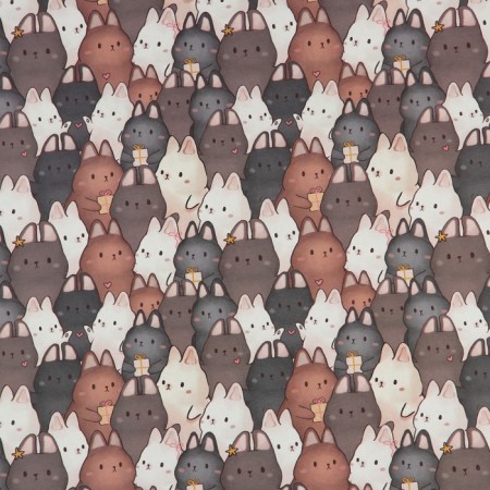 Paper Crafts "Bunnies", 70 x 100 cm-1