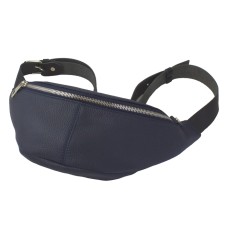 Waist bag, lightning department, adjustable belt, blue color