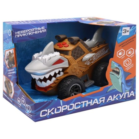 Inertial truck Funky Toys, "Shark", with light and sound-3