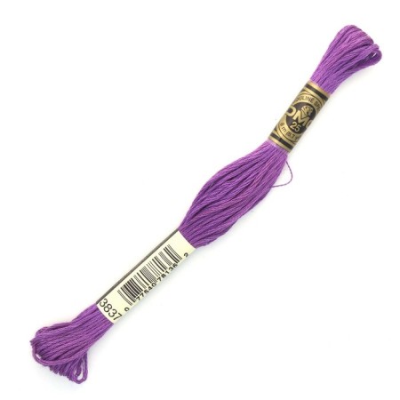 The threads of the DMC 117 (3837), 12 pcs. packaged