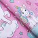 Paper packaging glossy bilateral "unicorns", 70 x 100 cm