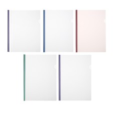 A4, 160MKR, plastic, tinted, mix folder folder.