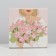 Gift folding box, packaging, "flowers", 17 x 17 x 7 cm
