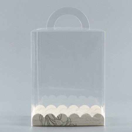 Confectionery box, chest, packaging, “lilies”, 14 x 14 x 18 cm-5