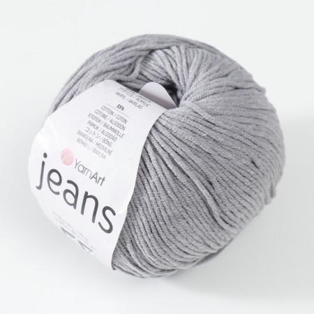 Yarn "jeans" 55% cotton, 45% acrylic 160m/50g (46 T. Sery)-1