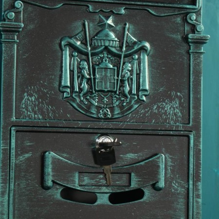 Postal box No. 4010V, green patina-2