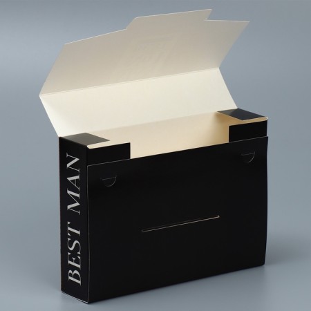 Box a gift folding envelope, packaging, "Best Man", 22 x 16 x 5 cm-4