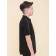 Polo for the boy Pelican, height 116 cm, black color