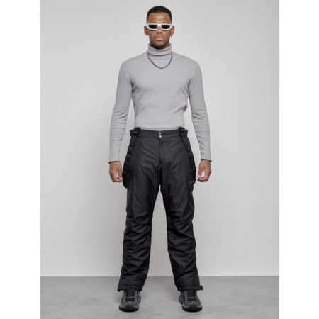 Semi -combinezone ski insulated male winter, size 54, black color-4
