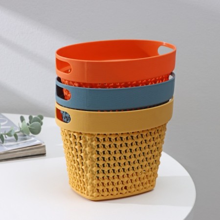 Basket for trifles with handles, plastic, 16.5 × 11 × 12 cm, color mix-4