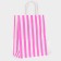 Crafts, pink, "stripes", 27 x 21 x 11 cm