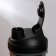 Sports shaker “don't touch”, black, with a bowl for protein, 500 ml