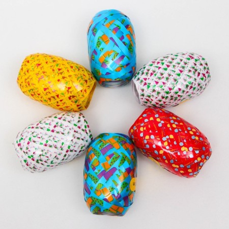 Packaging tape "Happy Birthday" 0.5 cm x 10 m, color mix-1