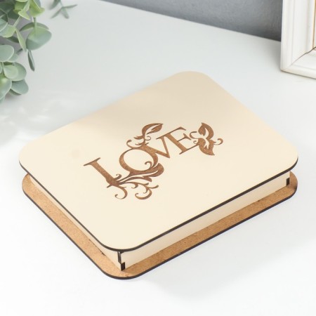 Casket "Love" 17x14x3 cm