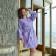 Frequency bathrobe, economy and I size 50-52 lilac, 100% cotton, 320 g/m2