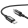 Hoco X89, Type-C cable-Type-C, 60W, 3 A, 1 m, woven wire, black