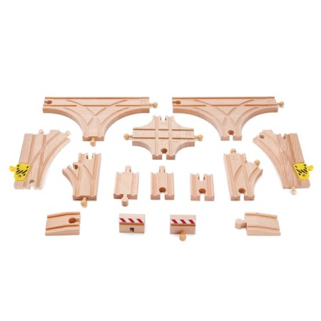Element of the toy railway "Rails", 14 items
