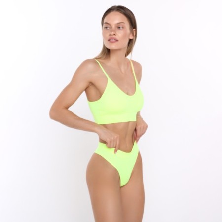 Female set (top, thongs), light green color, size 42-46