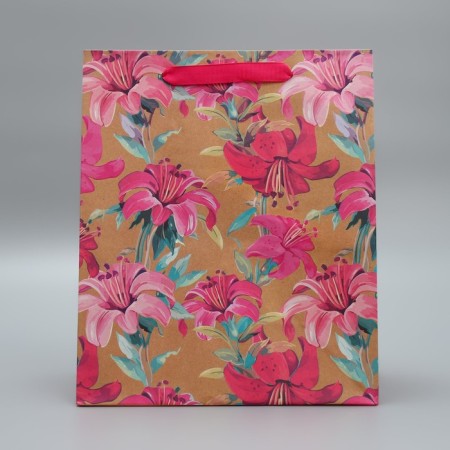Package Gift Crafts Vertical, Packaging, Flowers, Ml 23 x 27 x 11.5 cm-1