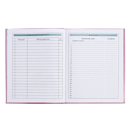 Diary for grades 5-11 Technoboom No. 3, integral cover, glossy lamination, 48 sheets, block 70 g/m2-6