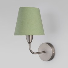 Wall lamp EUROSVET MILOS 60153/1, E14, 1x40W, 205x170x280 mm, Nickel color