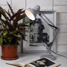 The desktop lamp N-214-E27-40W-GY E27 with the base of gray