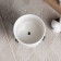 Kashpo "cylinder" white, on a black stand, 15x8x8cm