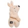 Developing toy "hare Sebastyan", with cherry bones, 20 cm