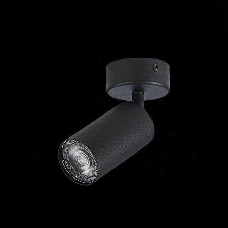 Ceiling lamp ST LUCE. ST303.402.01. 1x50 W, GU10, 10x5.4x16.8 cm, black color-3
