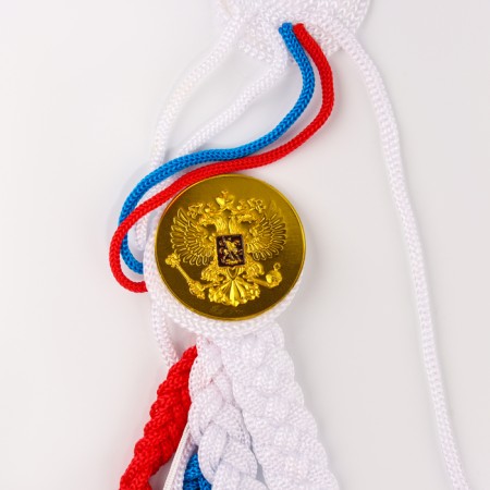 Carnival set "For Victory Parade": Axelbant, badge, Tricolor color-8