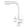 Kitchen mixer Wasserkraft A8357, double -leaf, with access to drinking, white