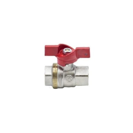 Ballic Aquasfera Euro 1002-03, 1 ", PN 25, internal thread, butterfly, brass, nickel-1