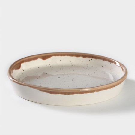 Porcelain dish Punto Bianca, D = 17.5 cm