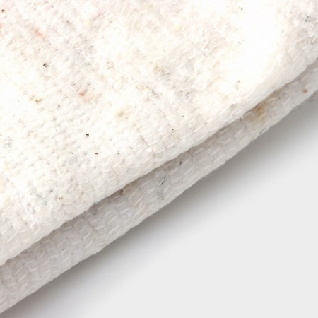 Napkin - rag of household shares, 80 × 100 cm, density 180 g/m, line 2.5 mm, with overlock, white-1