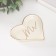 Souvenir ceramic stand for the rings "Mr." Heart 10x9x1.6 cm
