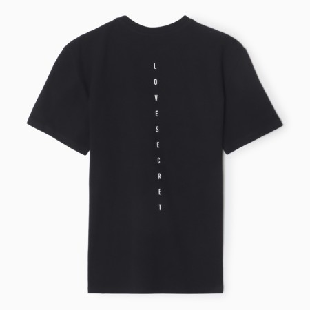 Female T-shirt, black color, ONE SIZE (42-46)-3