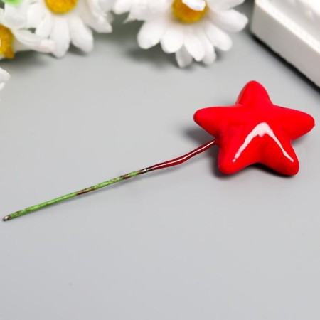 Decor for the creativity of "Star" set of 10 pcs 3.8x3.8 cm-1