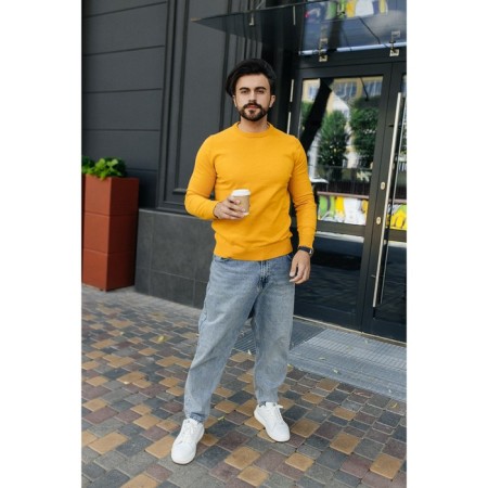 Jumper male ise, size 56, yellow color-10