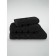 Set of terry towels Black, size 30x50 cm, 50x90 cm, 70x140 cm