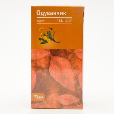 Dandelion roots, 20 packet filter of 1.5 g-1