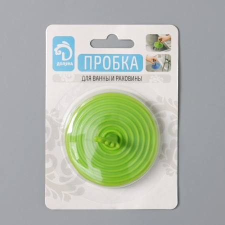 Bath plug, d = 6.5 cm (internal d = 3.5 cm), silicone, color mix-5