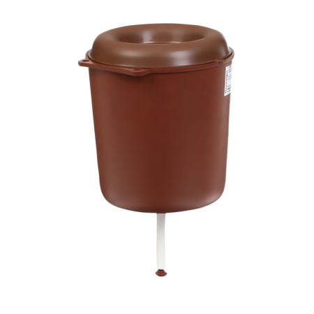Garden washbasin, 3 l, plastic, brown, Greengo-2