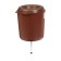 Garden washbasin, 3 l, plastic, brown, Greengo