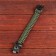 Bracelet paracord is dark green for survival, with a compass 24*2 cm, 3 m