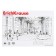 Album for drawing A4, 10 sheets, block 200 g/m², glue, erichkrause, horizontal frame