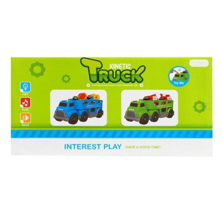 Truck truck, with 2 machines, light and sound effects-6