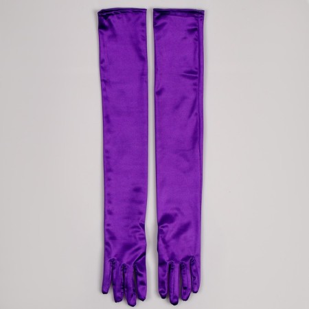 Carnival accessory - 55cm gloves, purple color-3